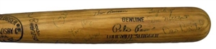1967 Pete Rose Game Used and Signed by Rose, Rookie Johnny Bench and 31 other Members of 1967 Reds (PSA)